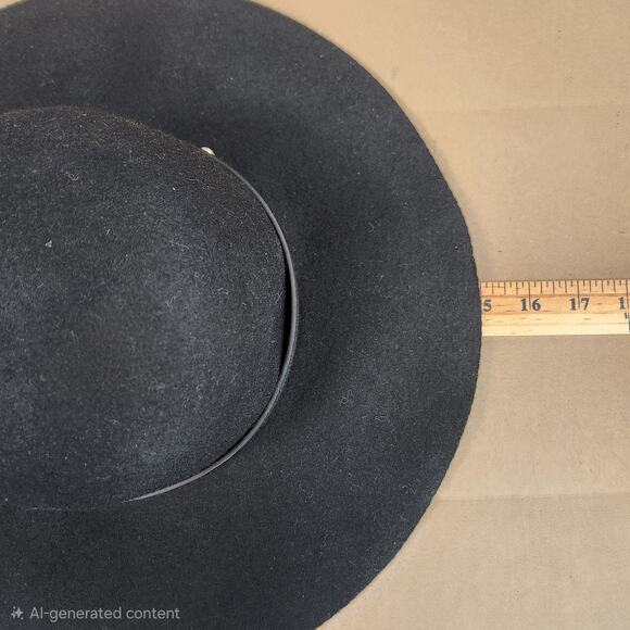 Target 100% Wool Floppy Hat Women’s One SZ Black Boho Excellent Condition - Picture 7 of 11